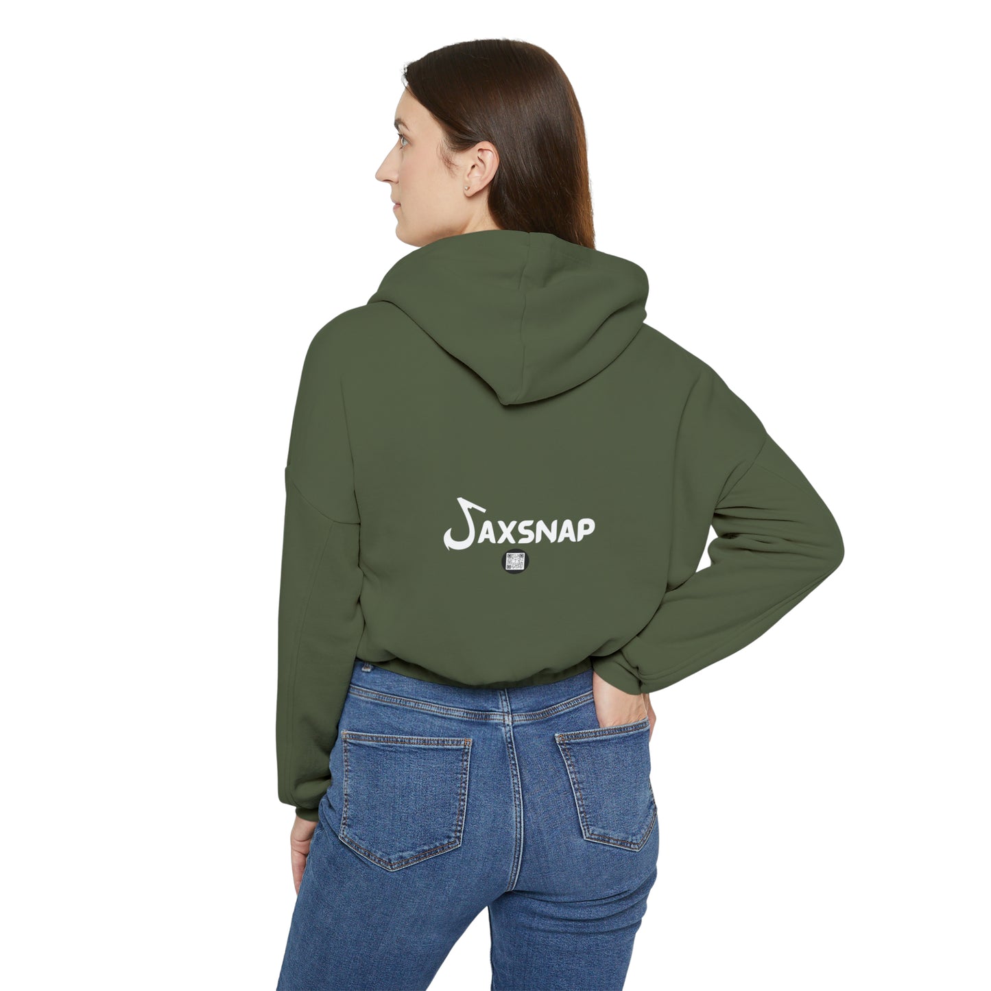 Jaxsnap Self Care Women's Cinched Bottom Hoodie