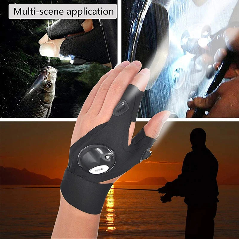 LED Fishing Gloves
