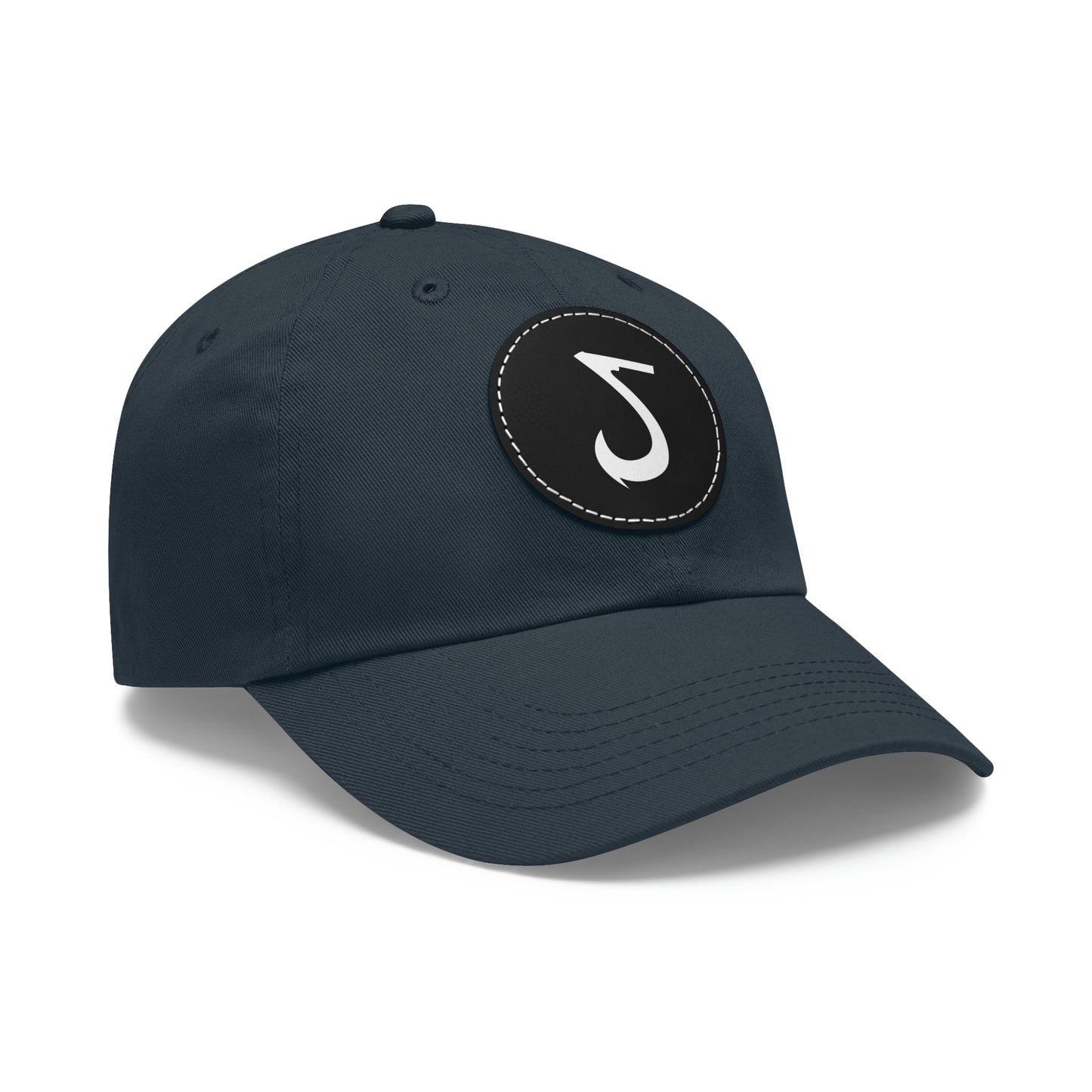 JaxSnap Leather Patch Dad Hat: Classic Comfort Meets Rugged Style for the Ultimate Fishing Cap Printify