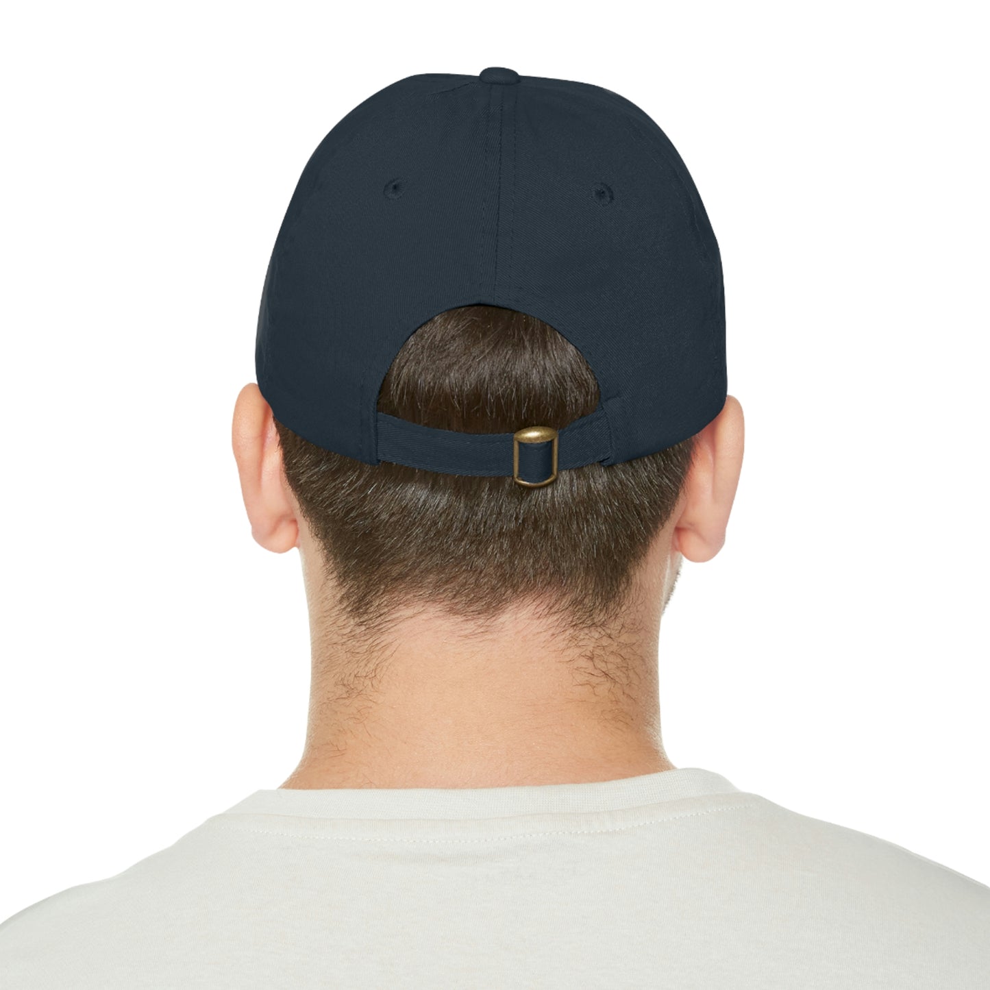 JaxSnap Leather Patch Dad Hat: Classic Comfort Meets Rugged Style for the Ultimate Fishing Cap Printify