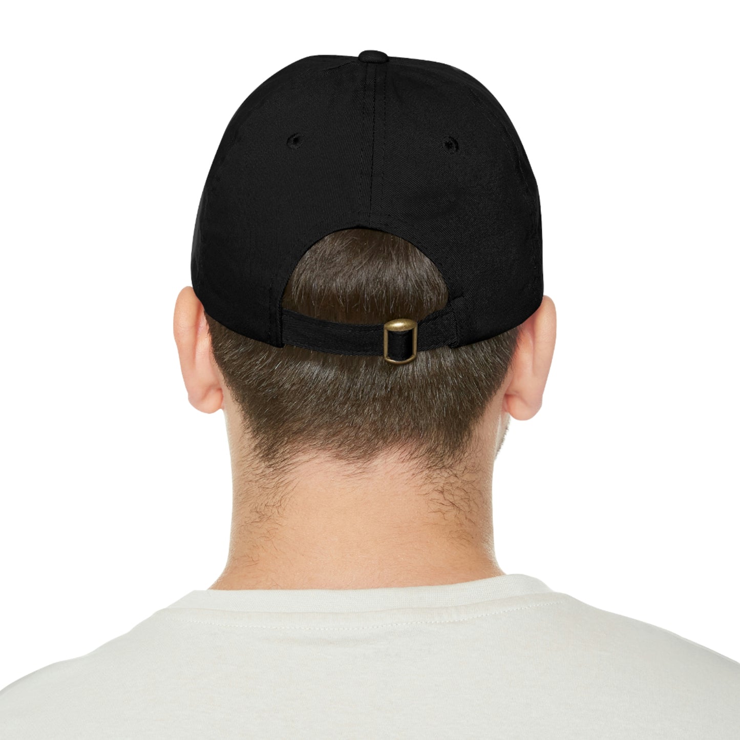 JaxSnap Leather Patch Dad Hat: Classic Comfort Meets Rugged Style for the Ultimate Fishing Cap Printify