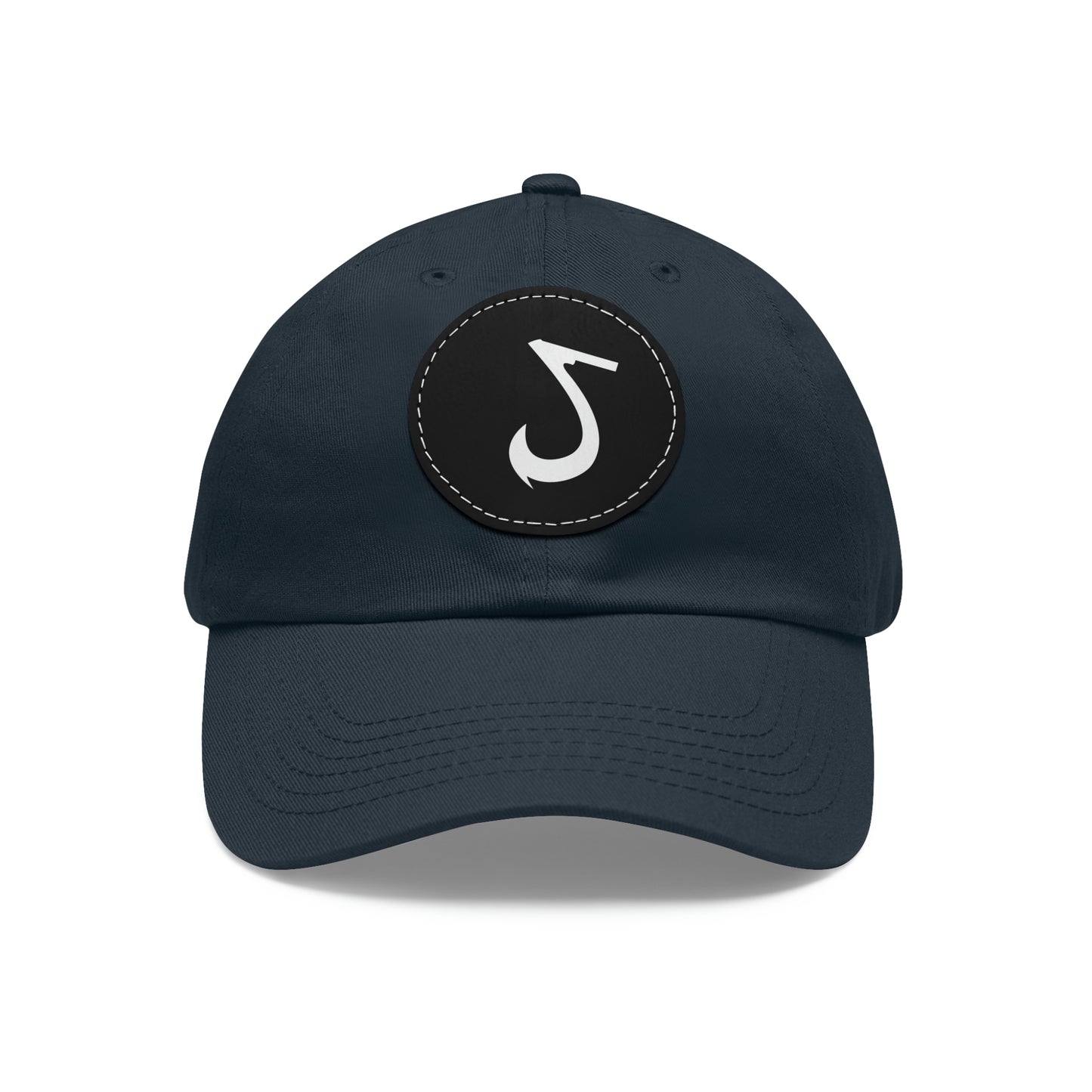 JaxSnap Leather Patch Dad Hat: Classic Comfort Meets Rugged Style for the Ultimate Fishing Cap Printify