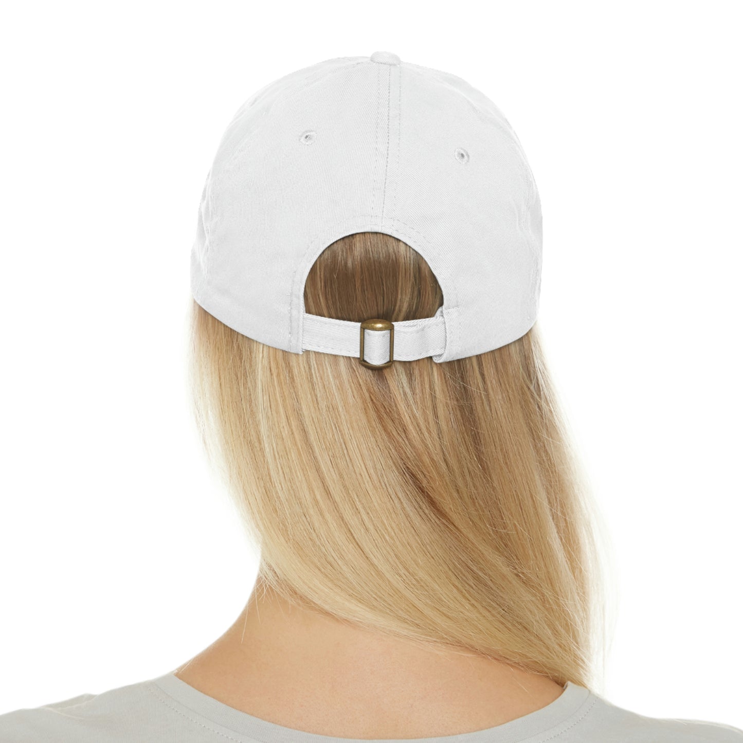 JaxSnap Leather Patch Dad Hat: Classic Comfort Meets Rugged Style for the Ultimate Fishing Cap Printify