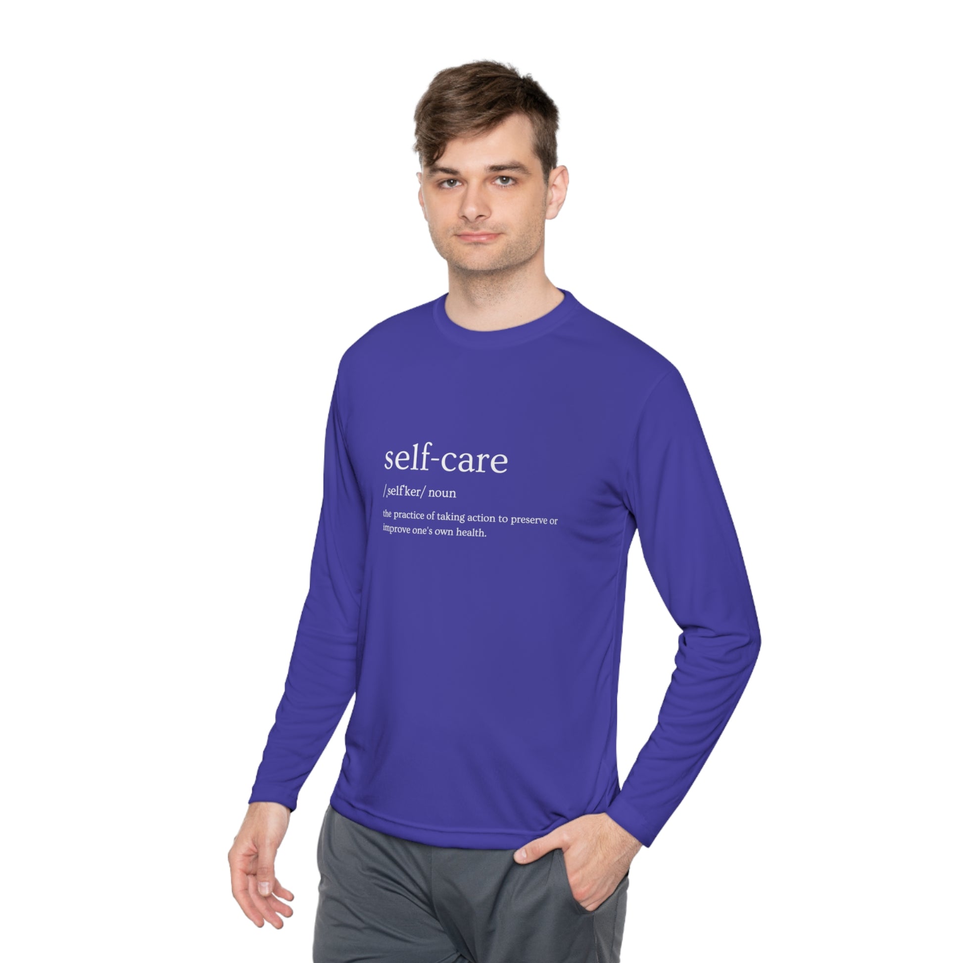 Self Care Performance Fishing Shirt Printify