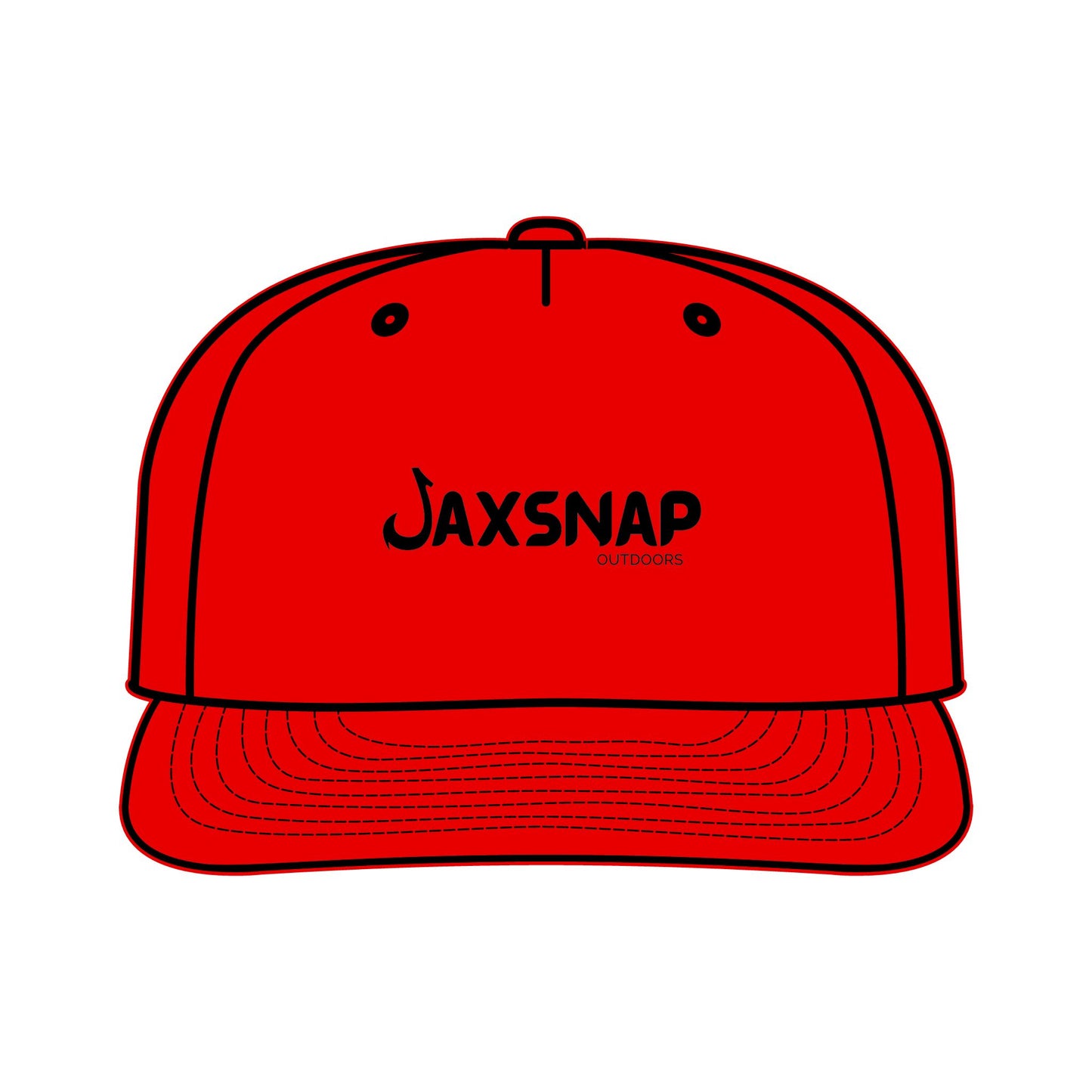 Trendy Surf Cap with JAXSNAP OUTDOORS Logo - Perfect for Beach Lovers and Outdoor Adventures