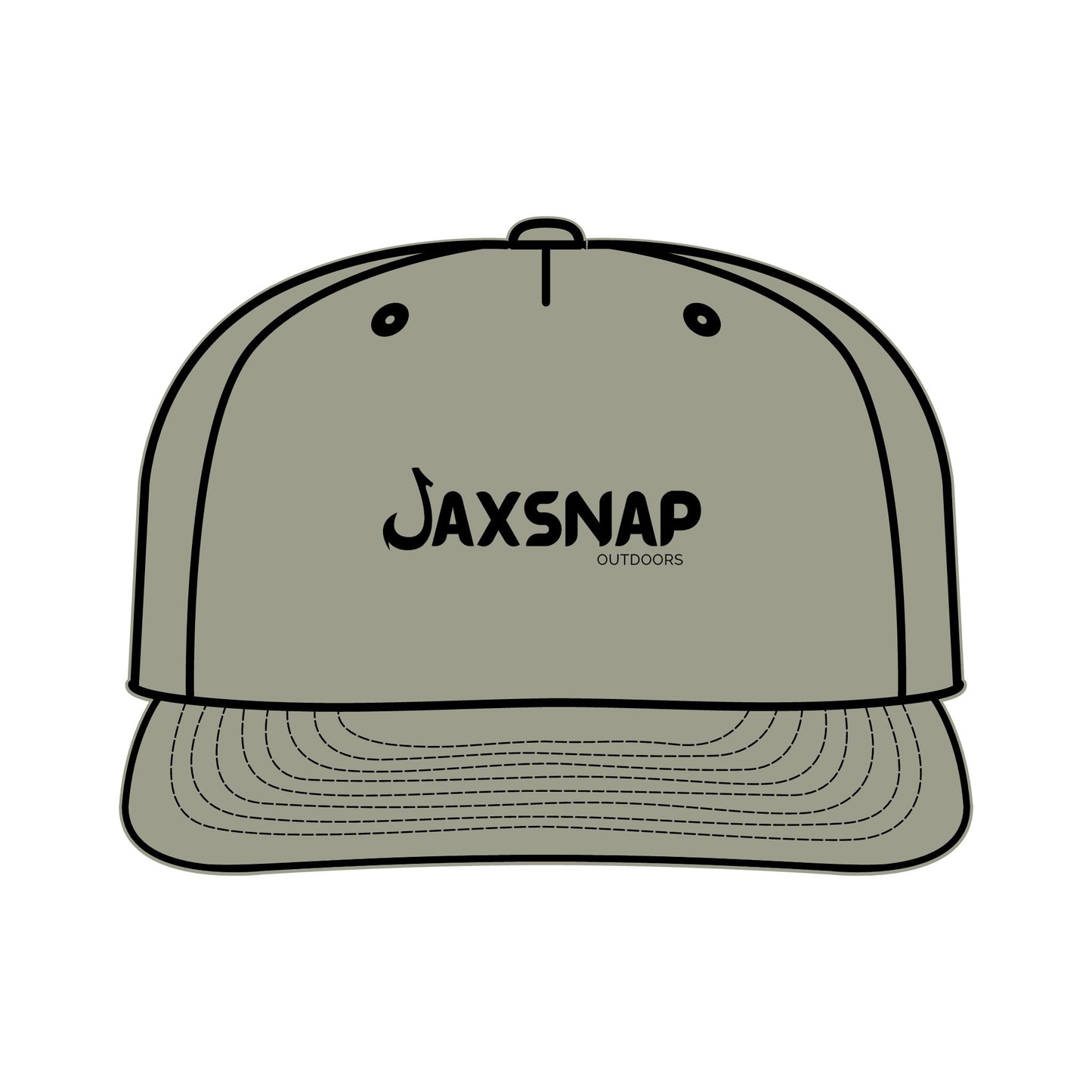 Trendy Surf Cap with JAXSNAP OUTDOORS Logo - Perfect for Beach Lovers and Outdoor Adventures