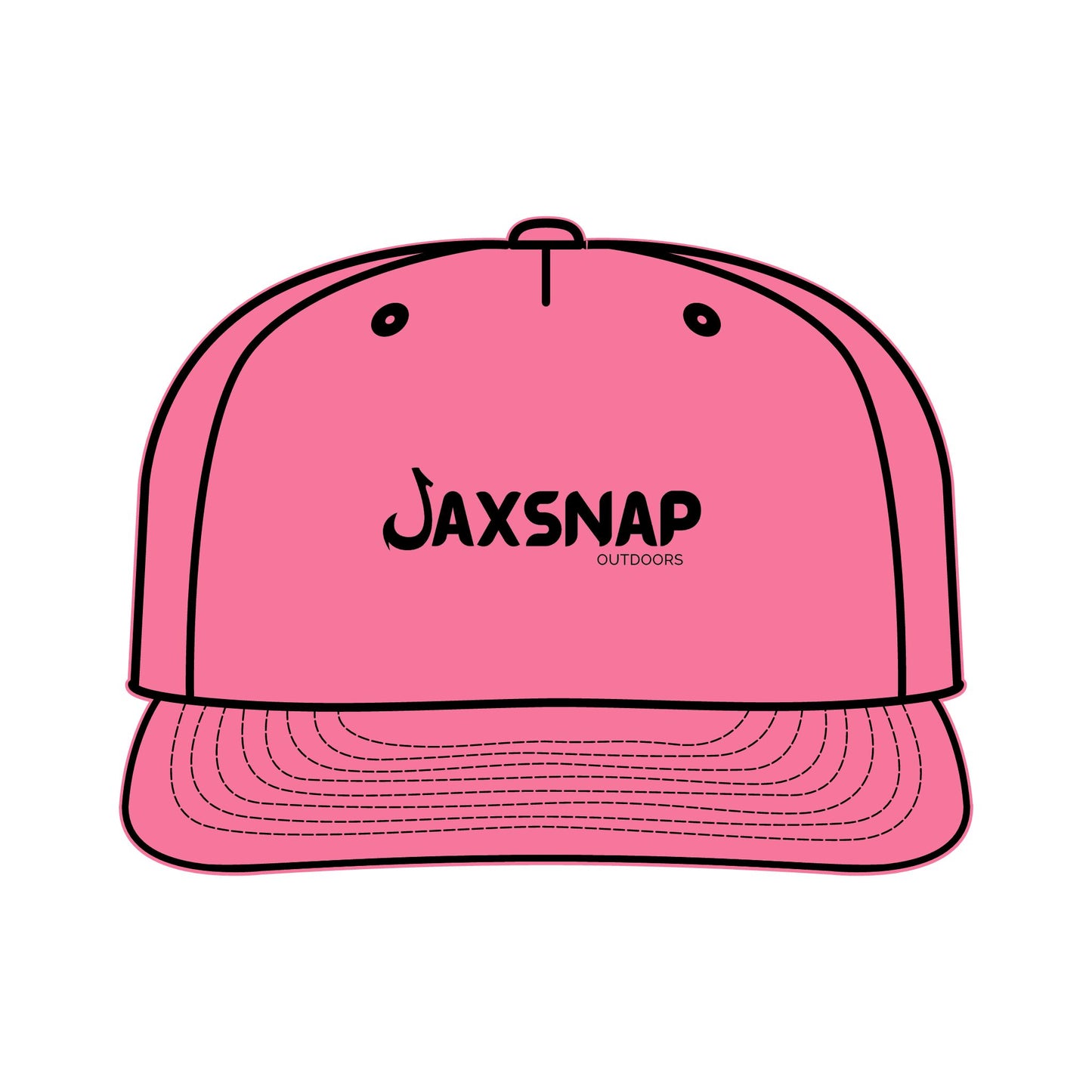 Trendy Surf Cap with JAXSNAP OUTDOORS Logo - Perfect for Beach Lovers and Outdoor Adventures