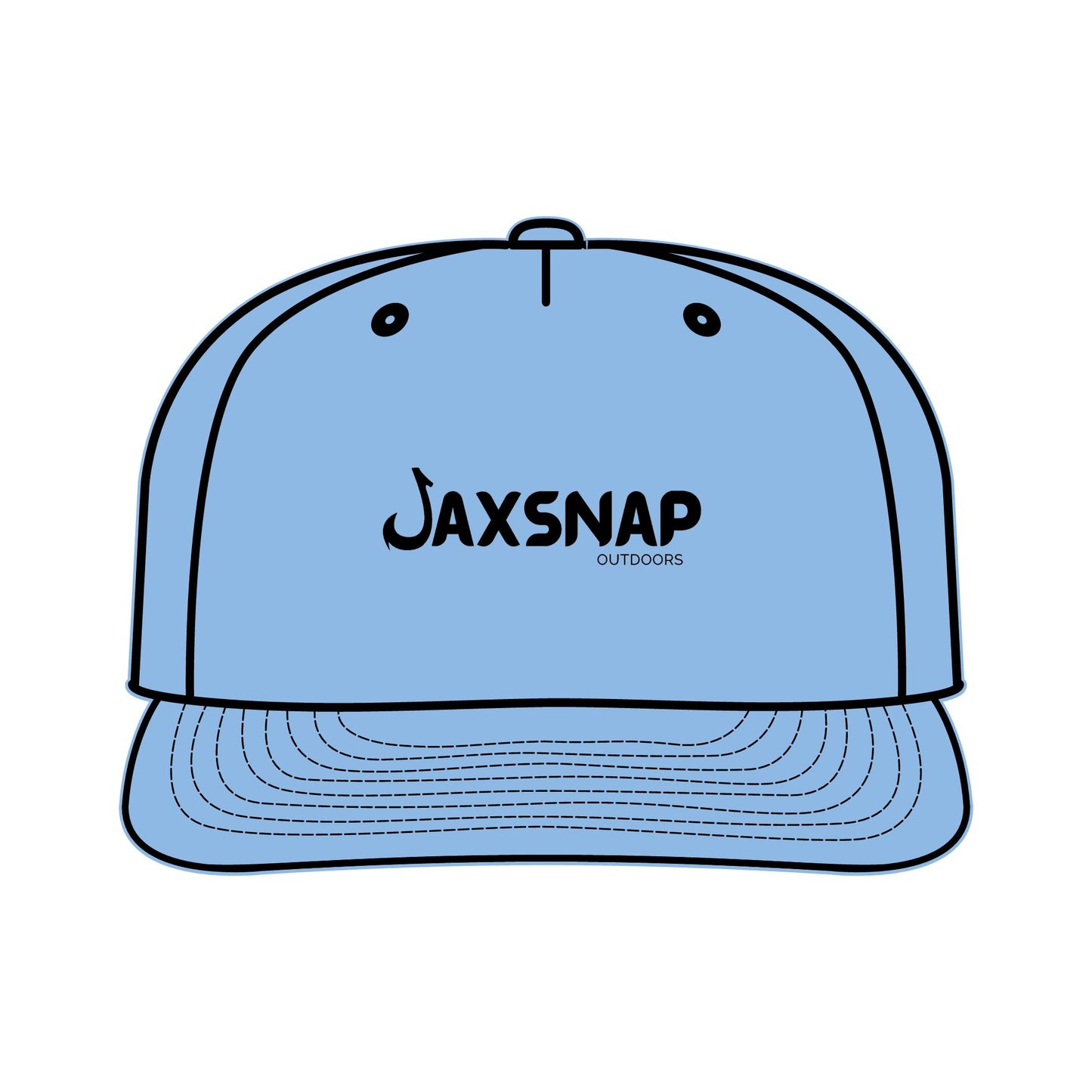 Trendy Surf Cap with JAXSNAP OUTDOORS Logo - Perfect for Beach Lovers and Outdoor Adventures