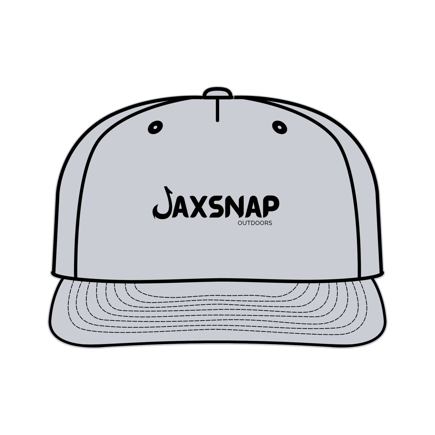 Trendy Surf Cap with JAXSNAP OUTDOORS Logo - Perfect for Beach Lovers and Outdoor Adventures