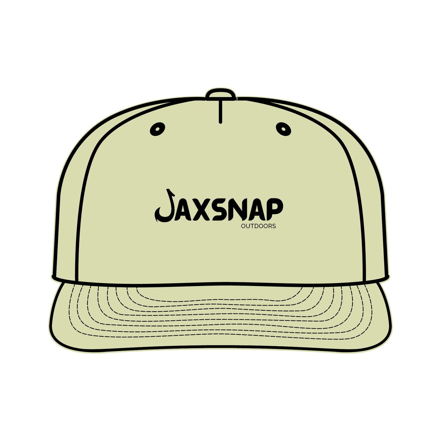 Trendy Surf Cap with JAXSNAP OUTDOORS Logo - Perfect for Beach Lovers and Outdoor Adventures