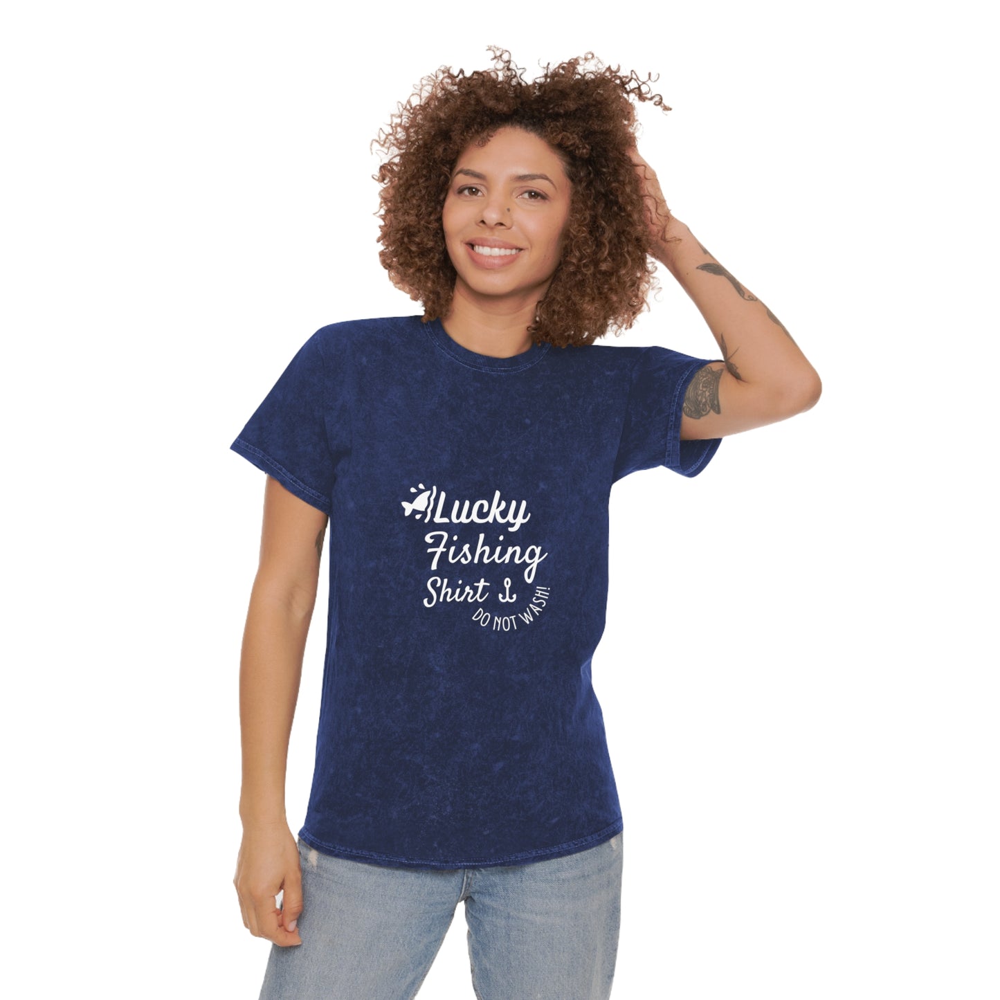 Mineral Wash T-Shirt - Lucky Fishing Shirt