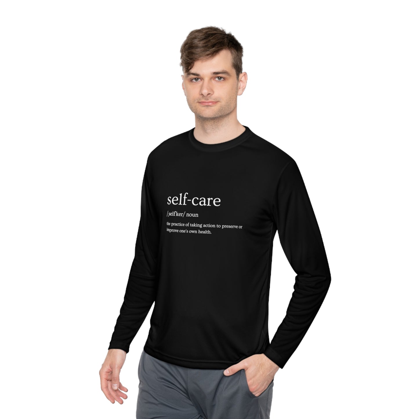 Self Care Performance Fishing Shirt Printify