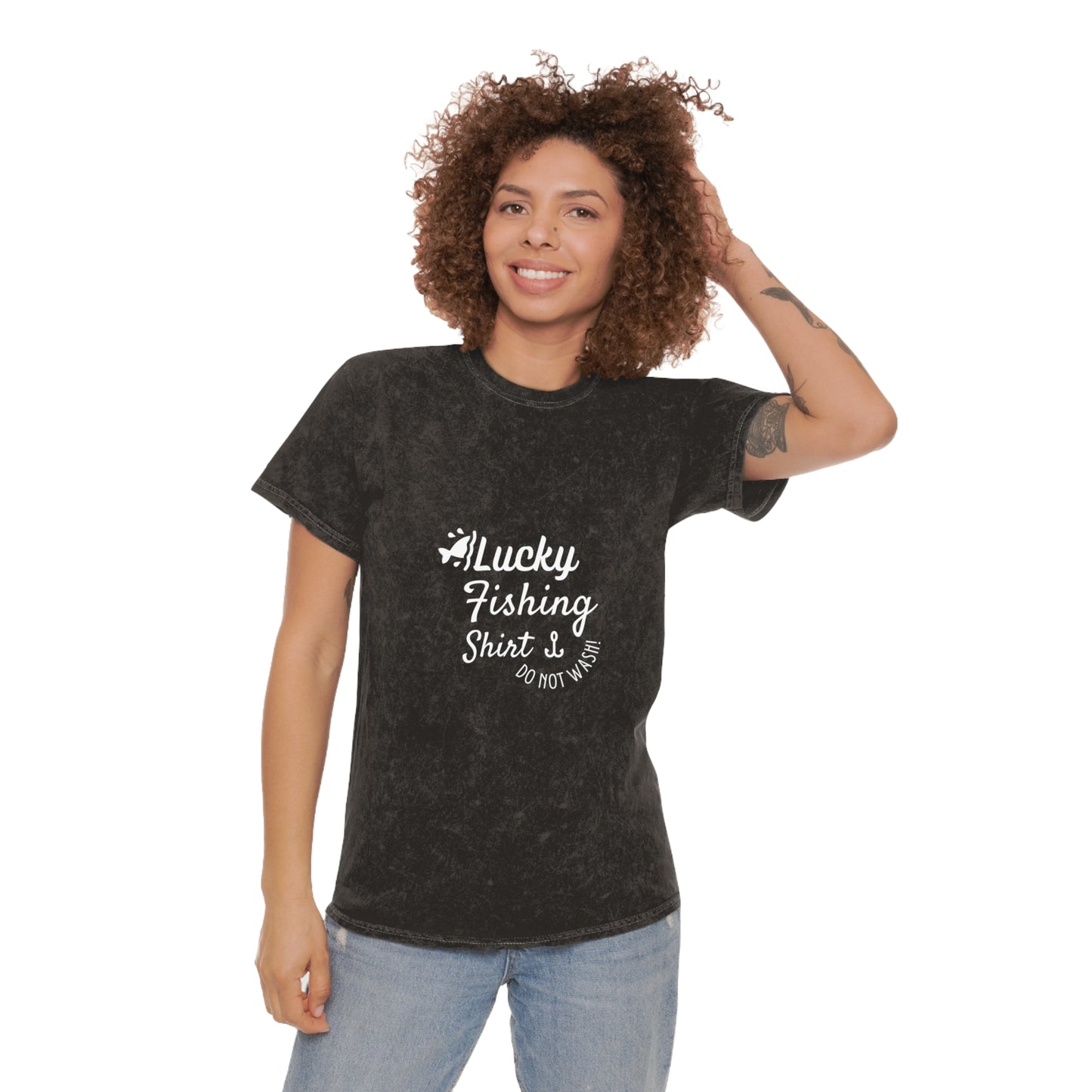 Mineral Wash T-Shirt - Lucky Fishing Shirt