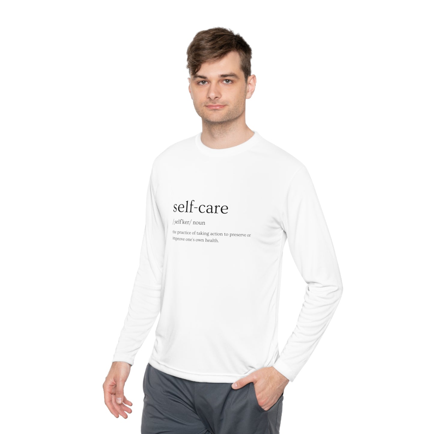 Self Care Performance Fishing Shirt Printify