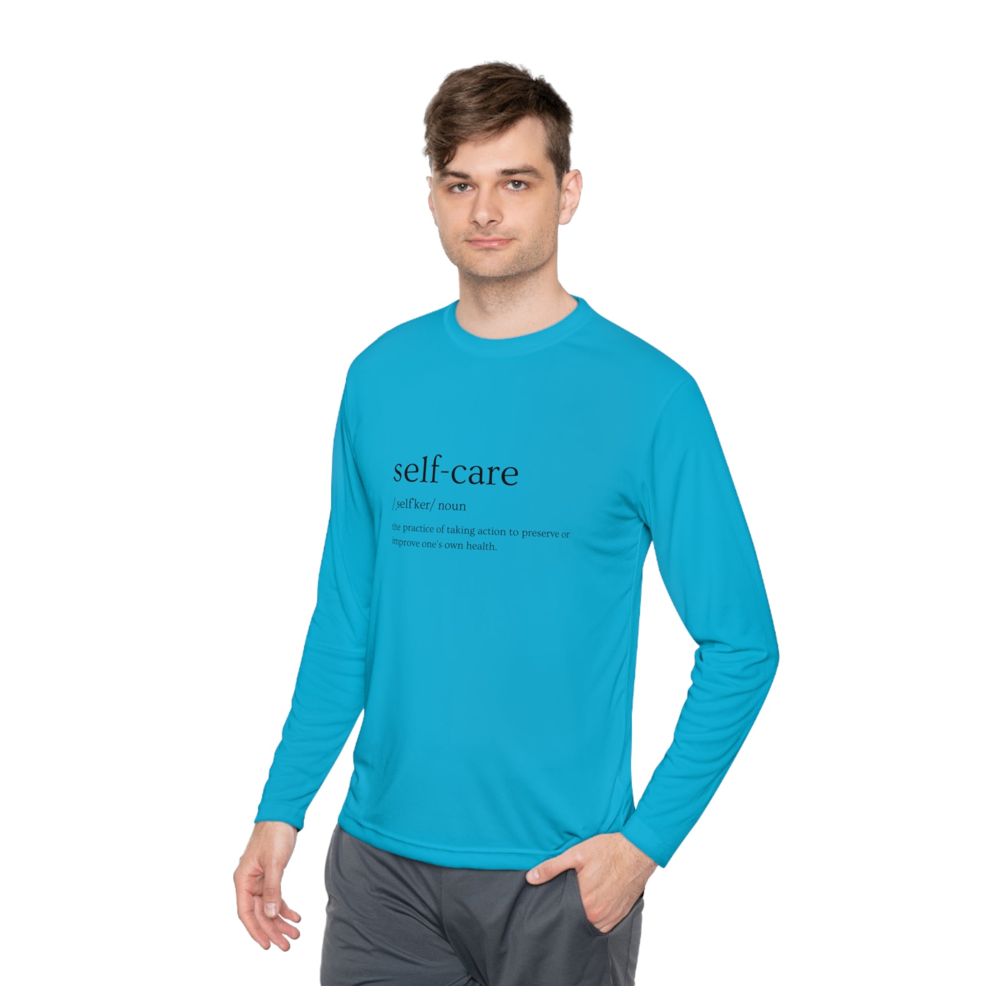 Self Care Performance Fishing Shirt Printify