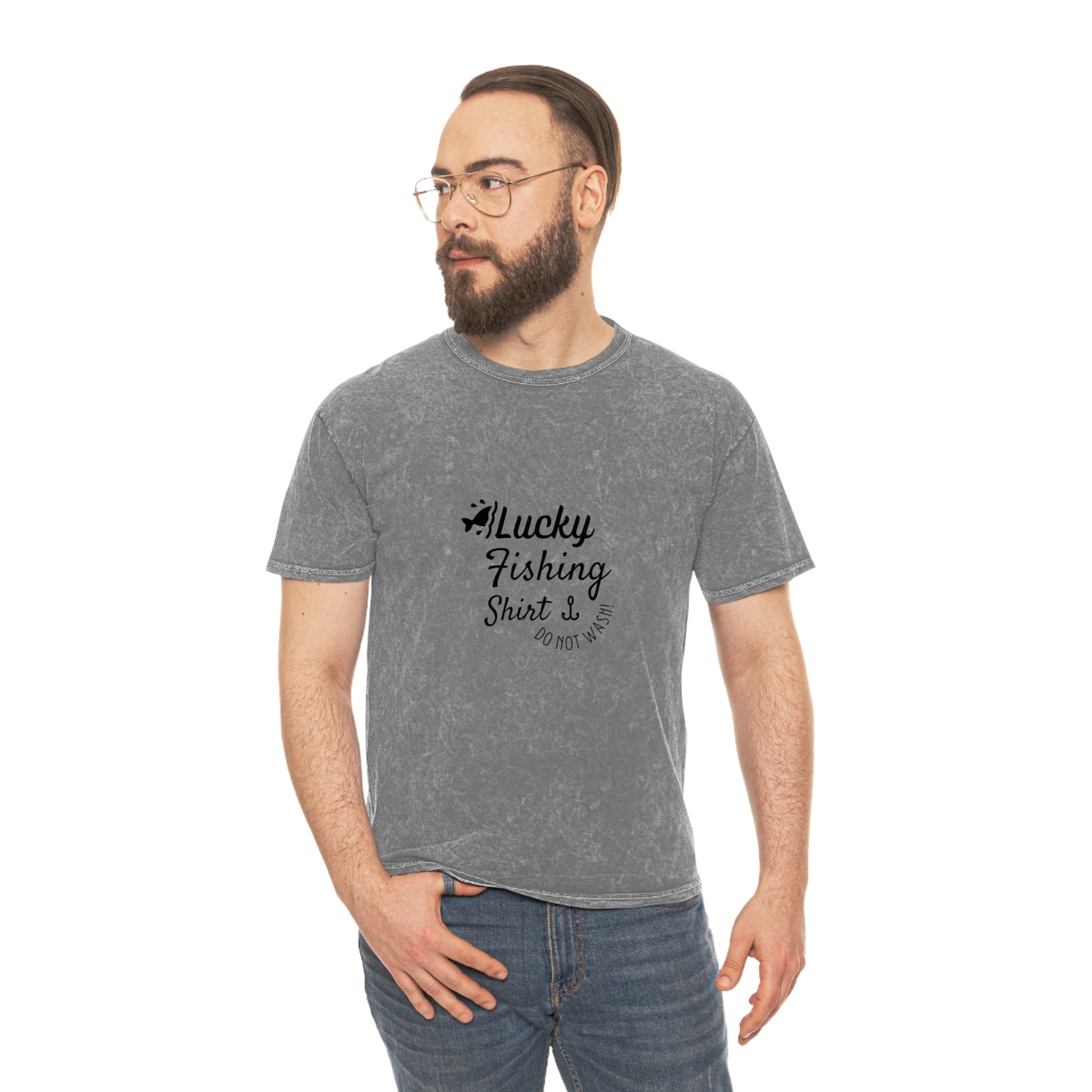 Mineral Wash T-Shirt - Lucky Fishing Shirt