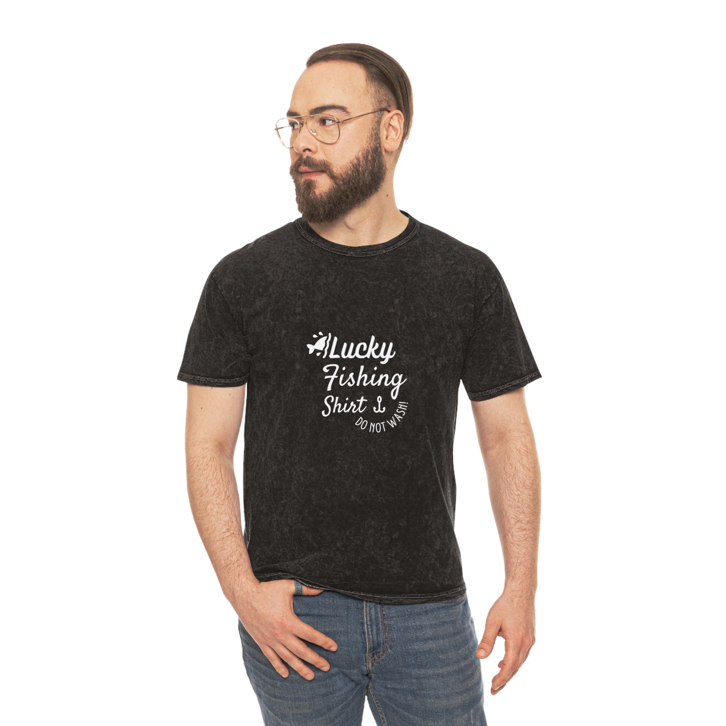 Mineral Wash T-Shirt - Lucky Fishing Shirt