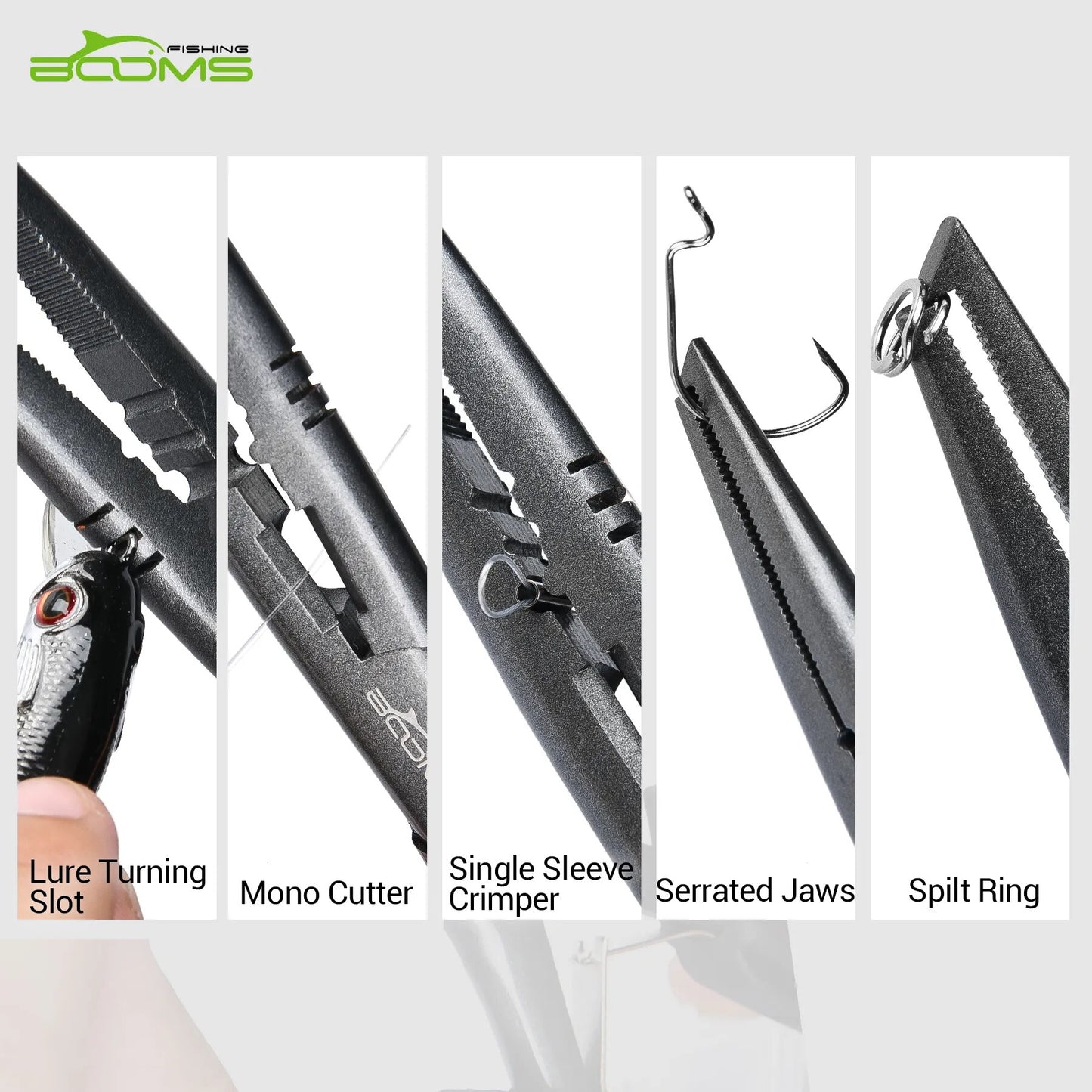 Booms Fishing Stainless Steel Fishing Pliers