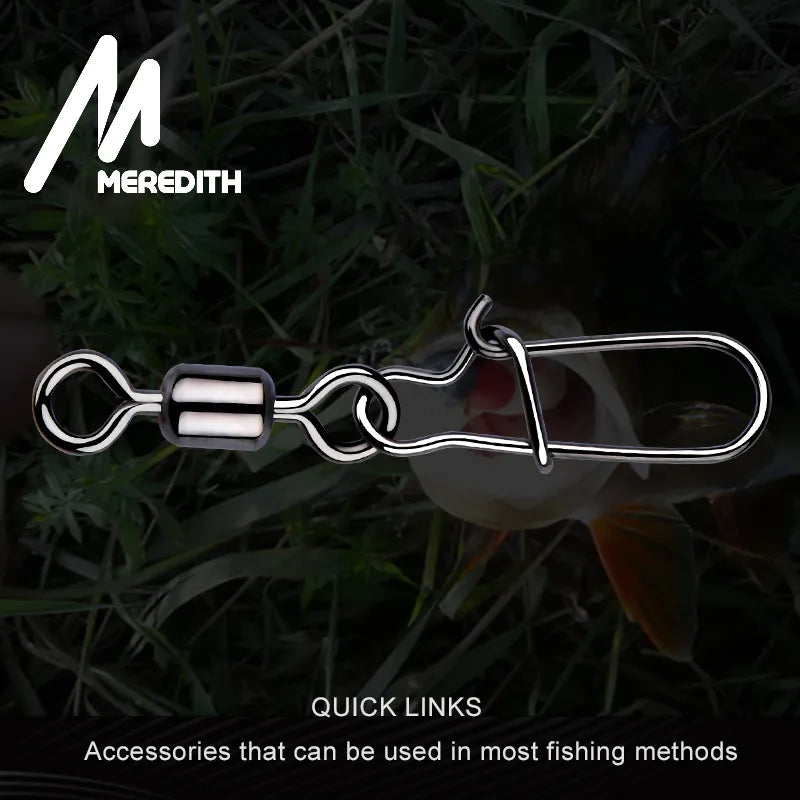 MEREDITH Steel Alloy Non-Barb Fishing Connectors