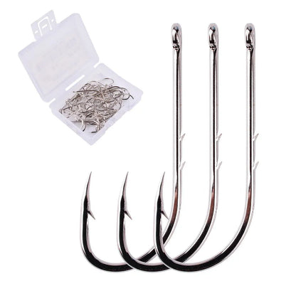 High Carbon Steel Barbed Hooks Set