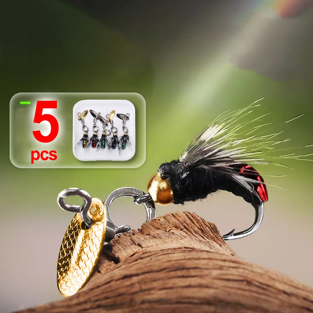 Fly Hooks and Insect Lures Set