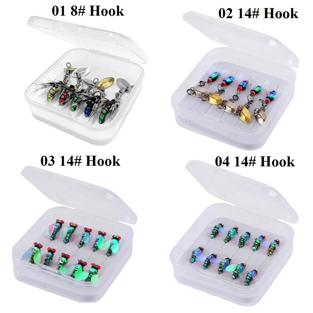 Fly Hooks and Insect Lures Set